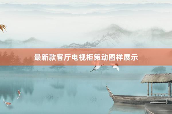最新款客厅电视柜策动图样展示